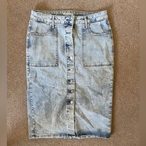 Sonoma Women's Light Blue Denim Pencil Skirt